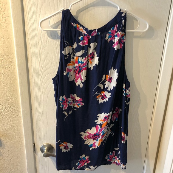 FLOWY FLORAL COTTON BLOUSE - Picture 4 of 4